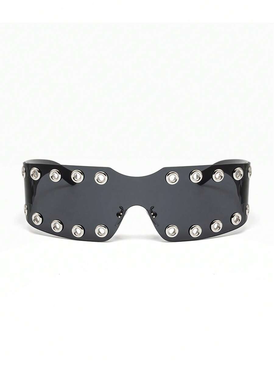 Photography Fashion - 1-teilige rahmenlose All-in-One-Modebrille, personalisierter Cyberpunk-Y2K-Stil, geeignet