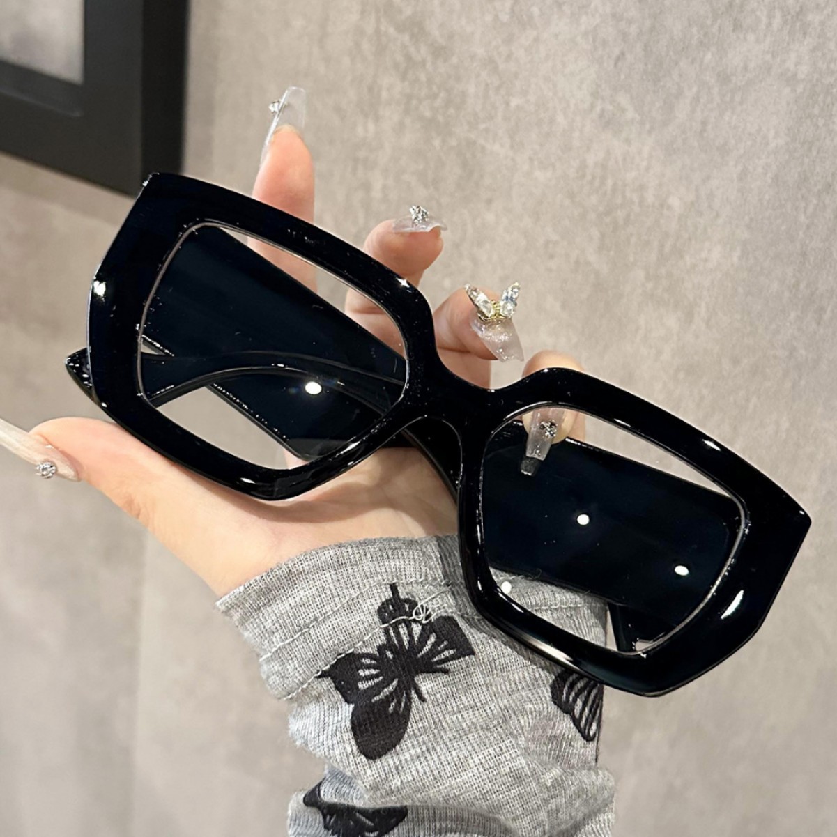 Photography Fashion - Übergroße Sonnenbrille für Damen 2025 –