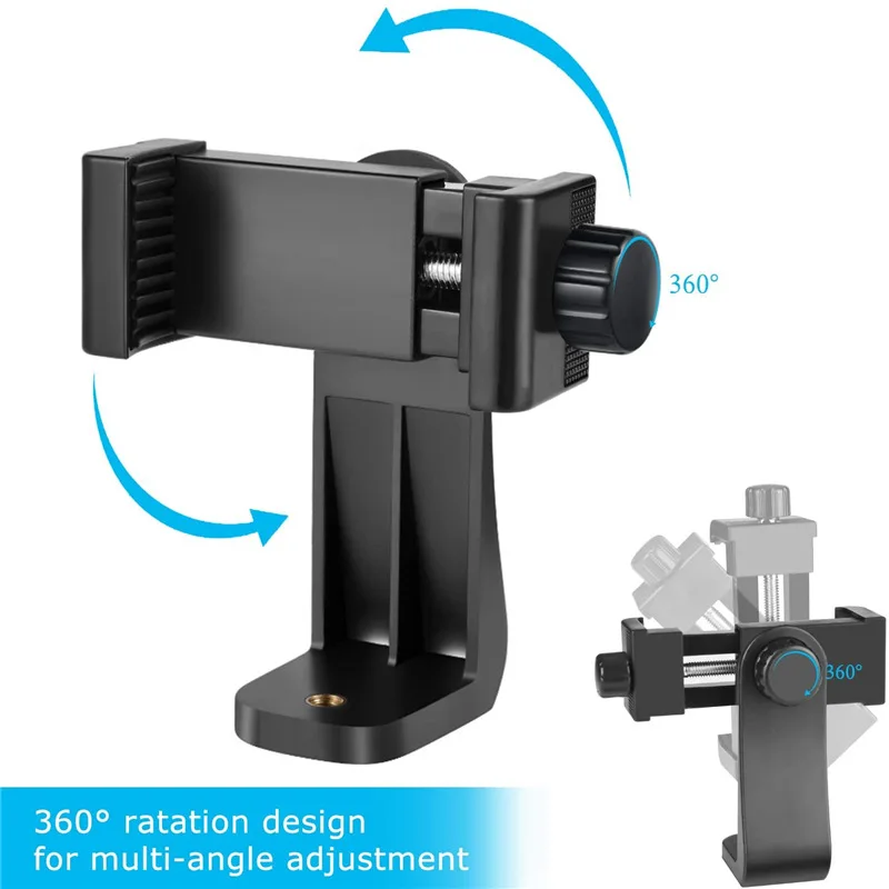 Photography With Iphone 15 - 1/4 Zoll Schraub-Universal-Handy-Stativhalterung 360° ° Drehbarer