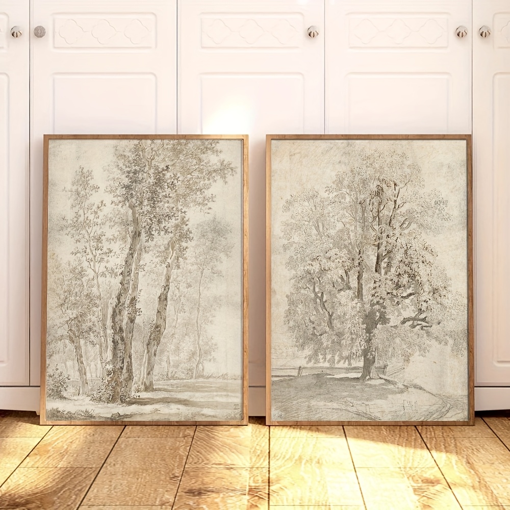 Photography Job - 2D/Flaches Set mit 2 ungerahmten beigen