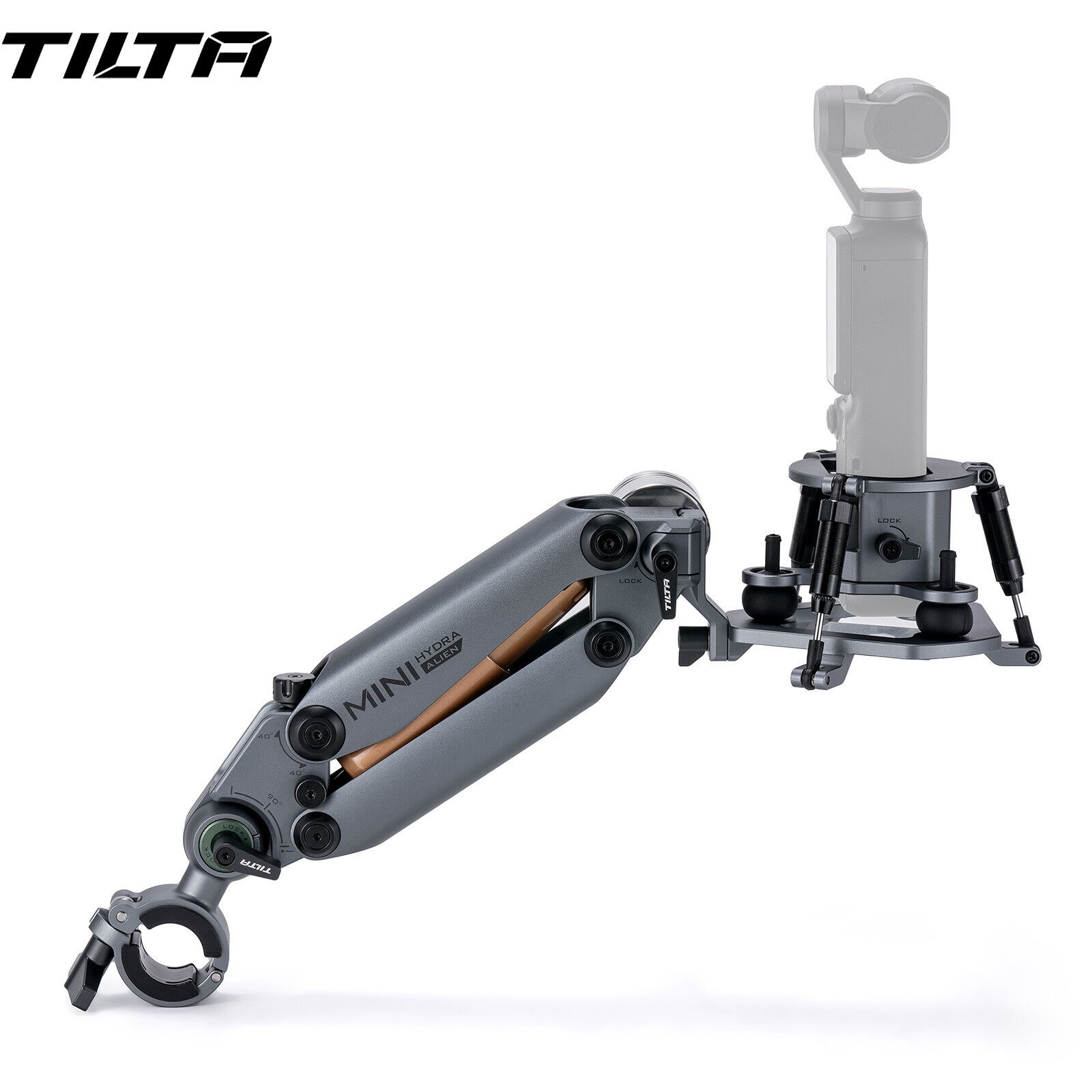 Insta360 Camera X4 - Tilta Hydra Alien Mini-Fahrrad-Set, stoßdämpfender Arm,