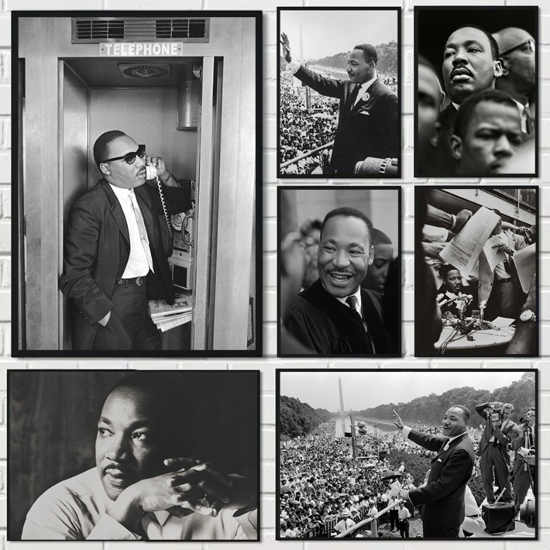Photography History - Vintage Klassisches Martin Luther King Jr.