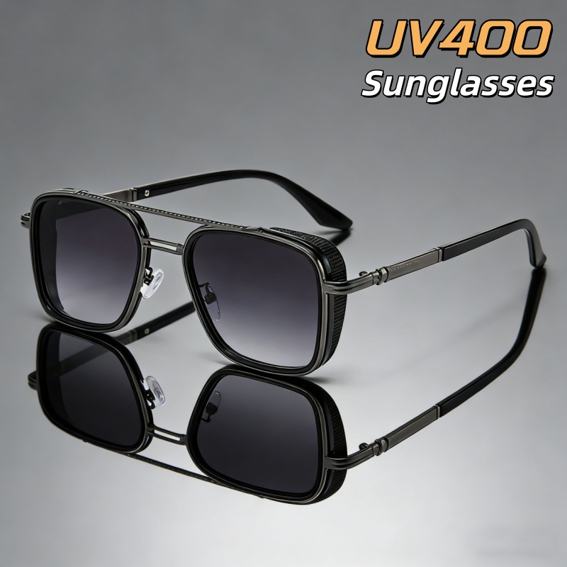 Photography Fashion - Retro Ovale Sonnenbrille für Herren Hochwertige