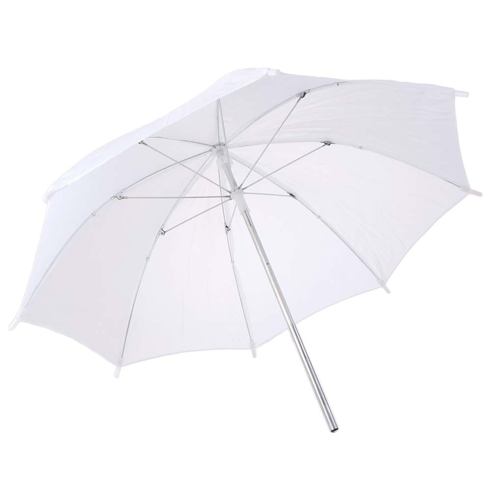 Photography Umbrella Diffuser - 50cm/20 Zoll Fotografie-Regenschirm mit Metallgriff, Lichtschirm,