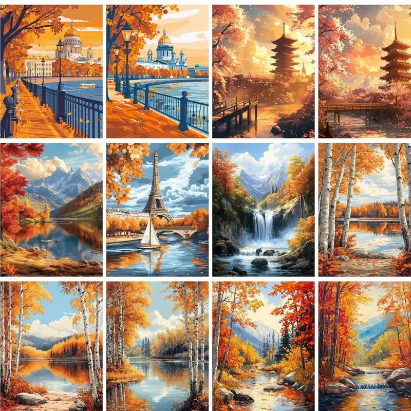 Photography Trend - 40x50cm Malen nach Zahlen auf Leinwand,