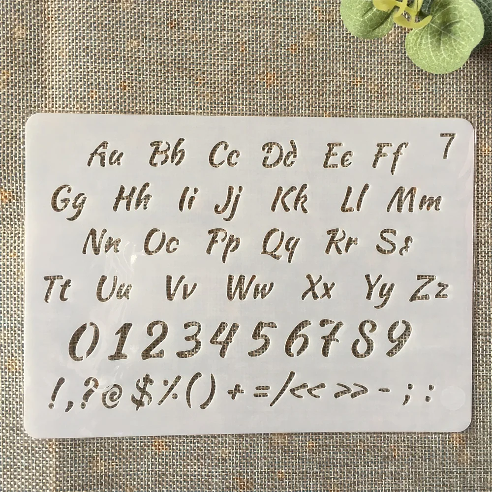 Photography Font - 18 cm Alphabet Englische Buchstaben DIY