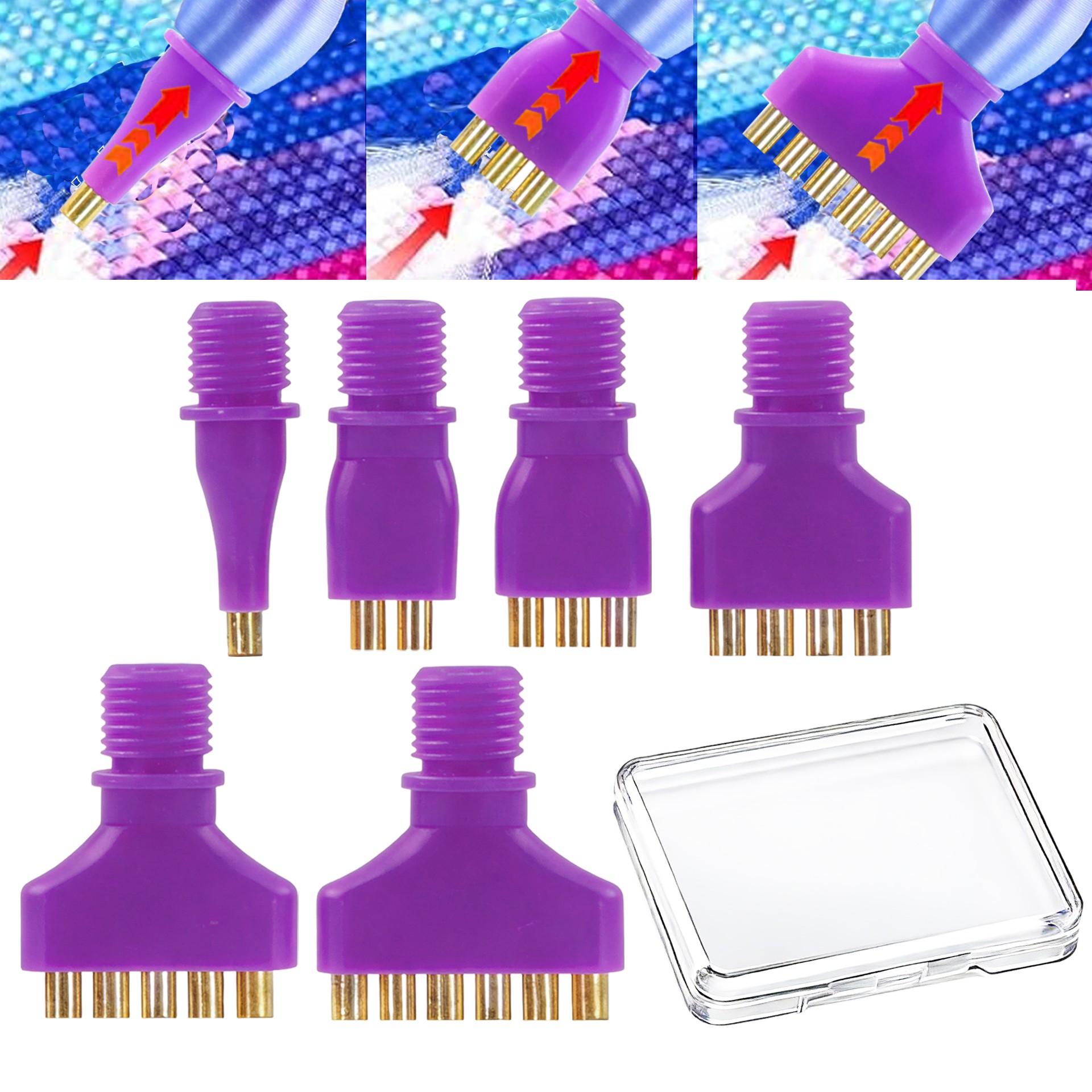 Photography Techniques - 1/2/3/4/5/6 Diamantmalerei-Vakuumstift-Spitzen-Set, Vakuum-Diamantmalerei-Stift-Ersatzkit: Enthält 6 Ersatzstiftspitzen