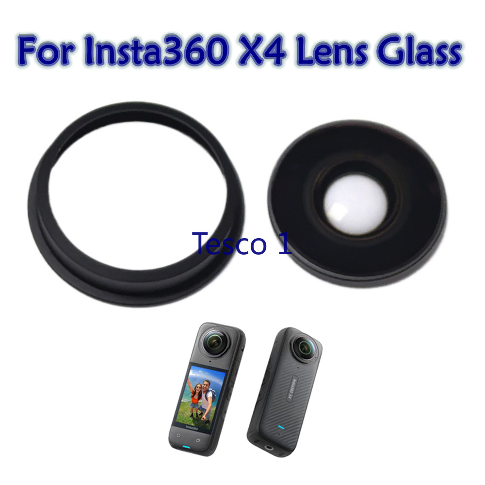 Insta360 Camera X4 - Brandneues, hochwertiges Objektivglas mit Ring für