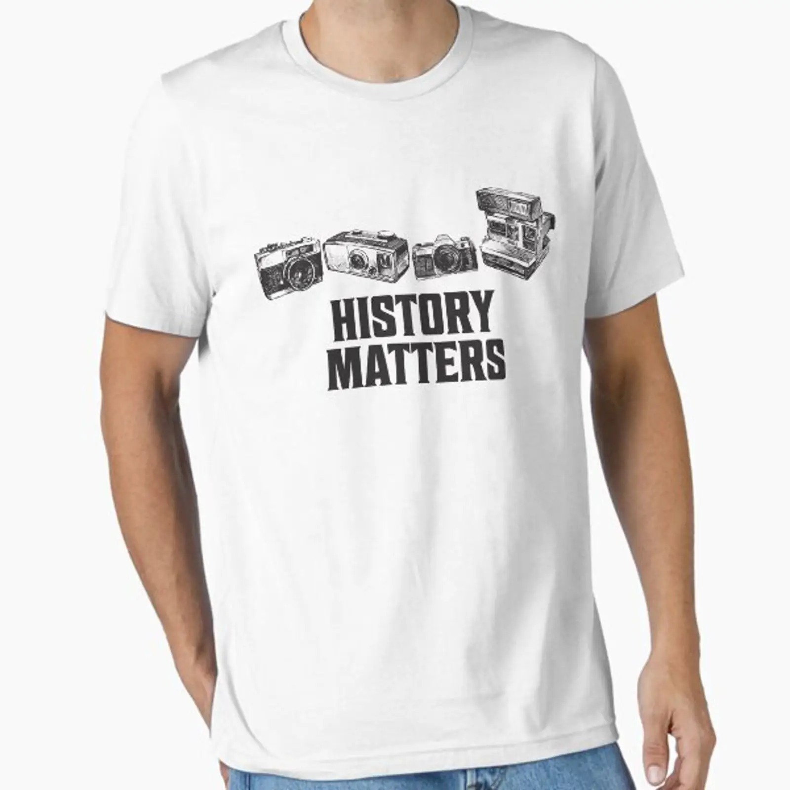 Photography History - T-Shirt mit Zitaten aus der Fotografie-Geschichte.