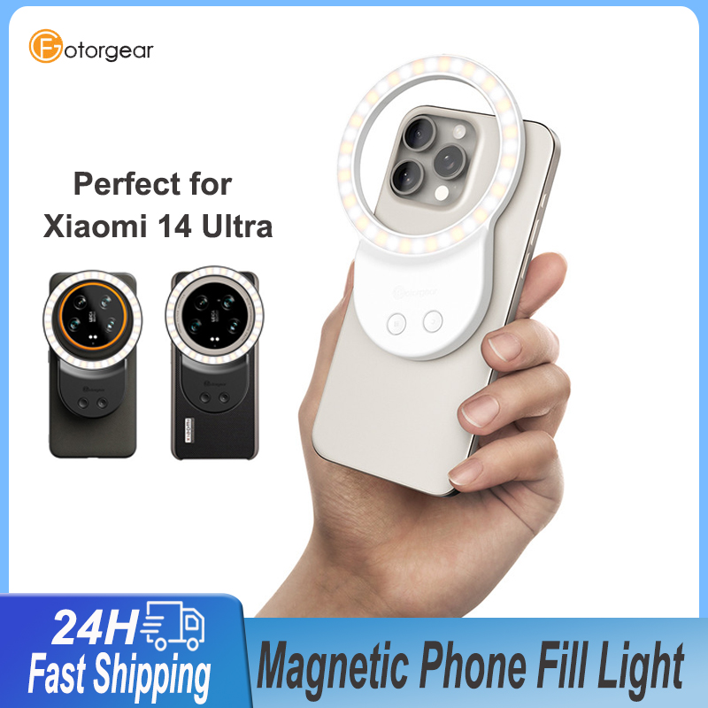Photography Xiaomi 14 Ultra - Fotorgear Magnetisches Fülllicht für iPhone 12