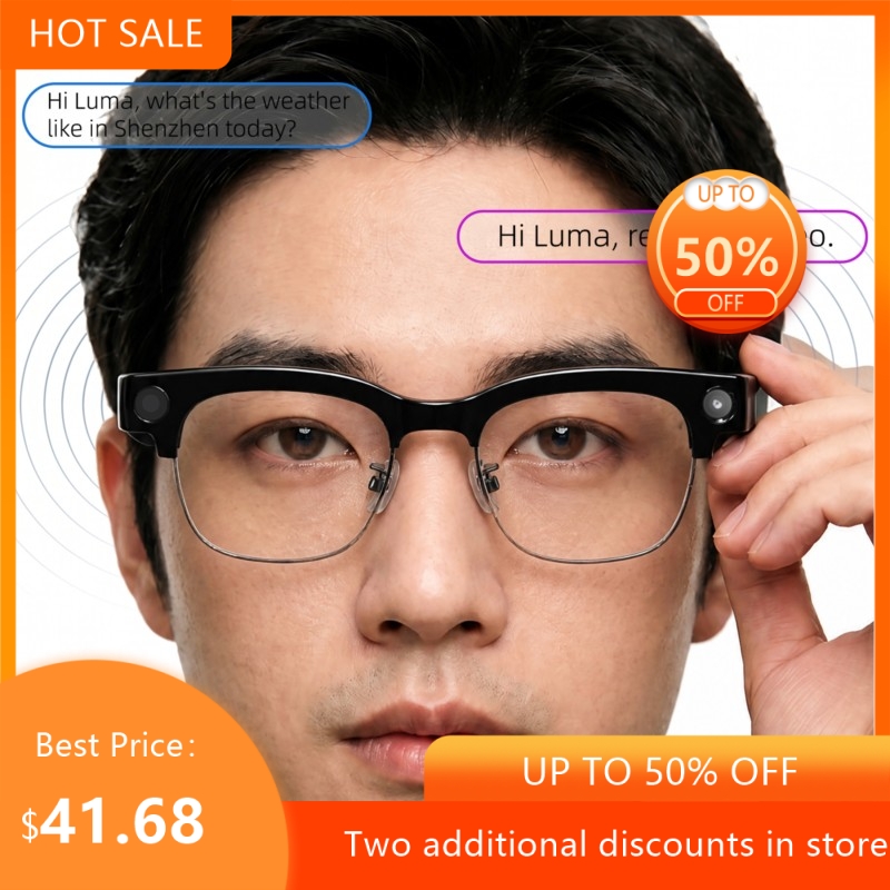 Halbrahmen-Smart-Brille mit 80 – Photography Videos Bewertung und Preis