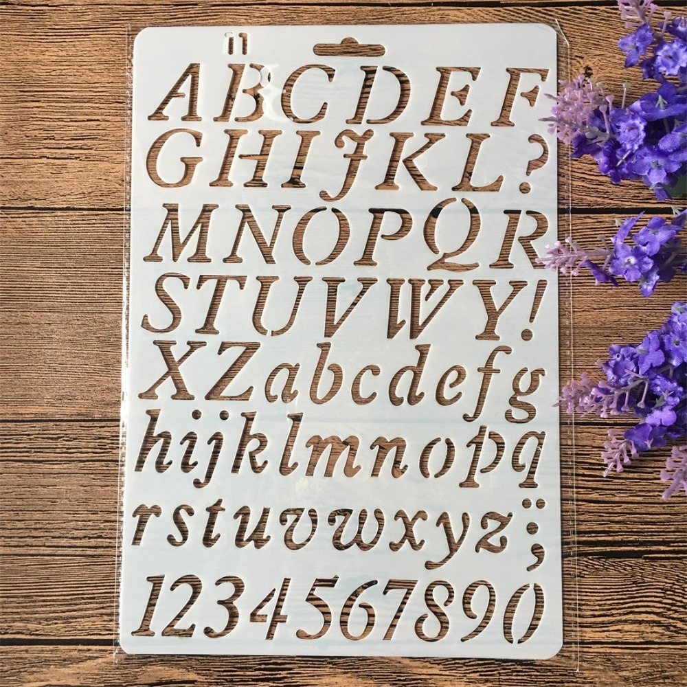 4 Teile/satz 26cm Alphabet Buc – Photography Font Bewertung und Preis