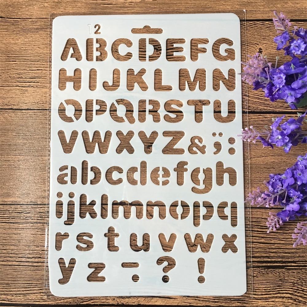 4 Teile/satz 26cm Alphabet Buc – Photography Font Bewertung und Preis