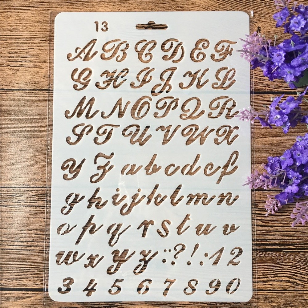 4 Teile/satz 26cm Alphabet Buc – Photography Font Bewertung und Preis