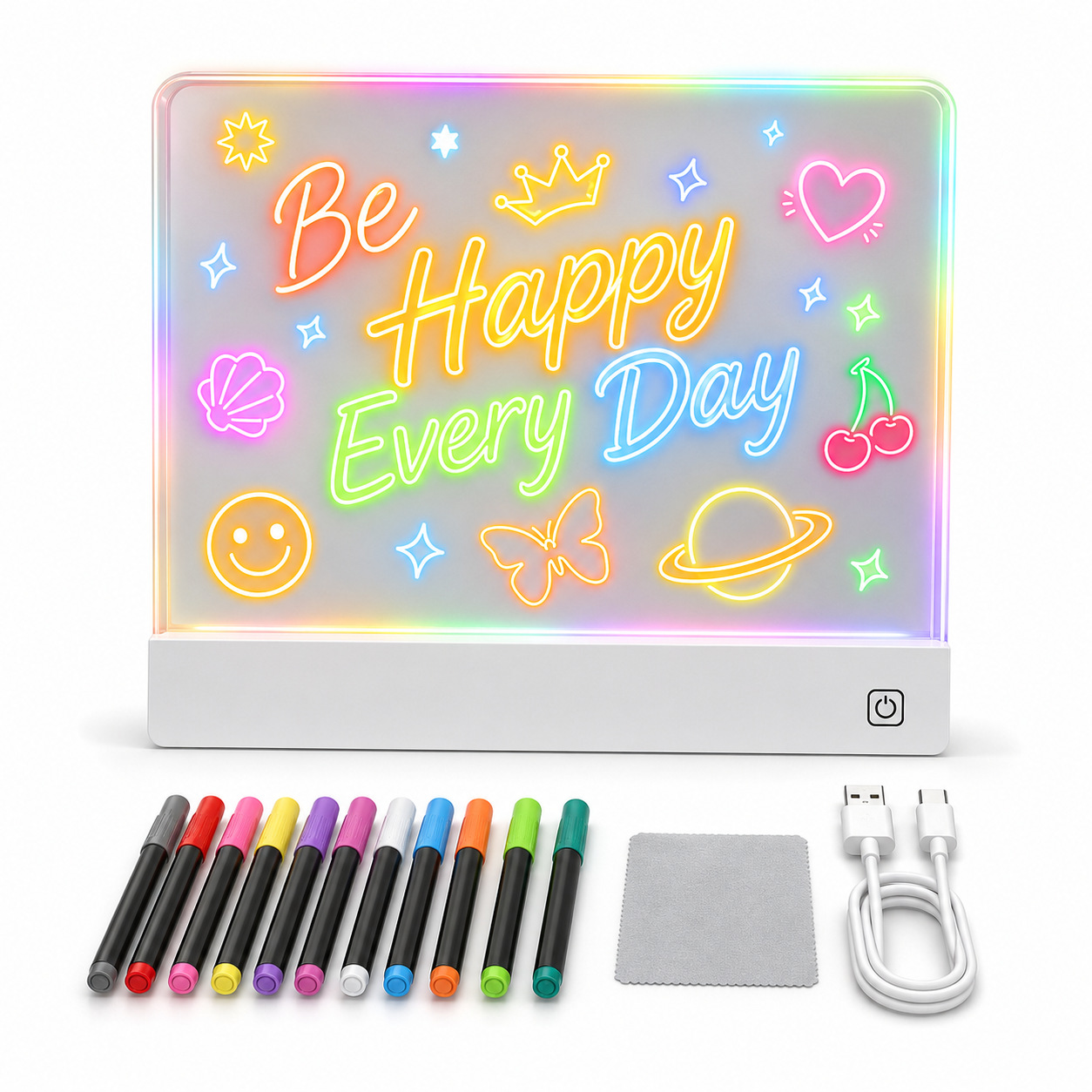 Touch-to-Charge LED-Notizblock – Photography Of Book Bewertung und Preis
