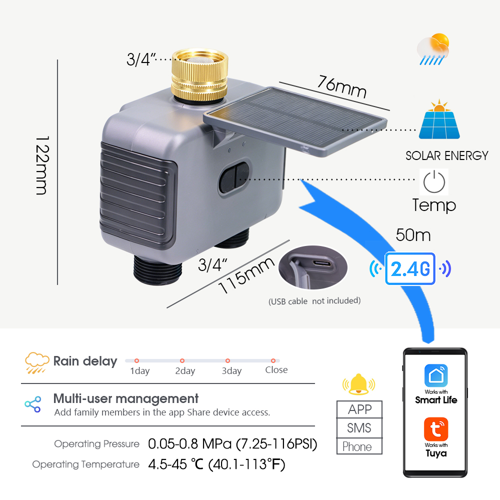 Tuya Smart Solar 2-Zonen WLAN- – Timelapse Controller Bewertung und Preis