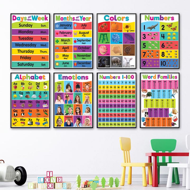 Buntes Alphabet, pädagogisches – Photography Font Bewertung und Preis