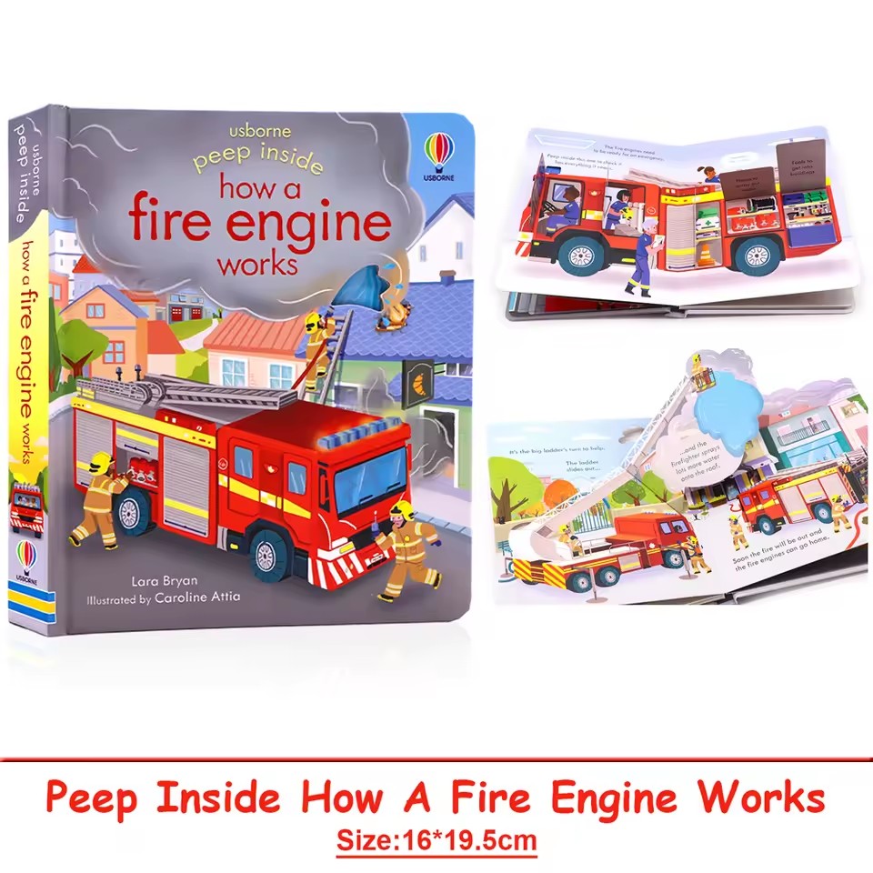 Usborne Peep Inside How A Fire – Photography Job Bewertung und Preis