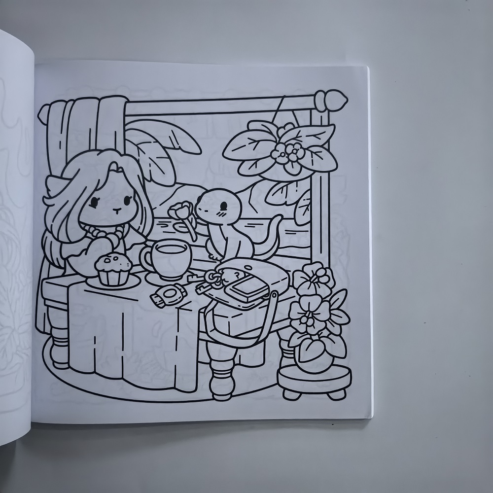 Gemütliches Niedliches Malbuch – Photography Of Book Bewertung und Preis