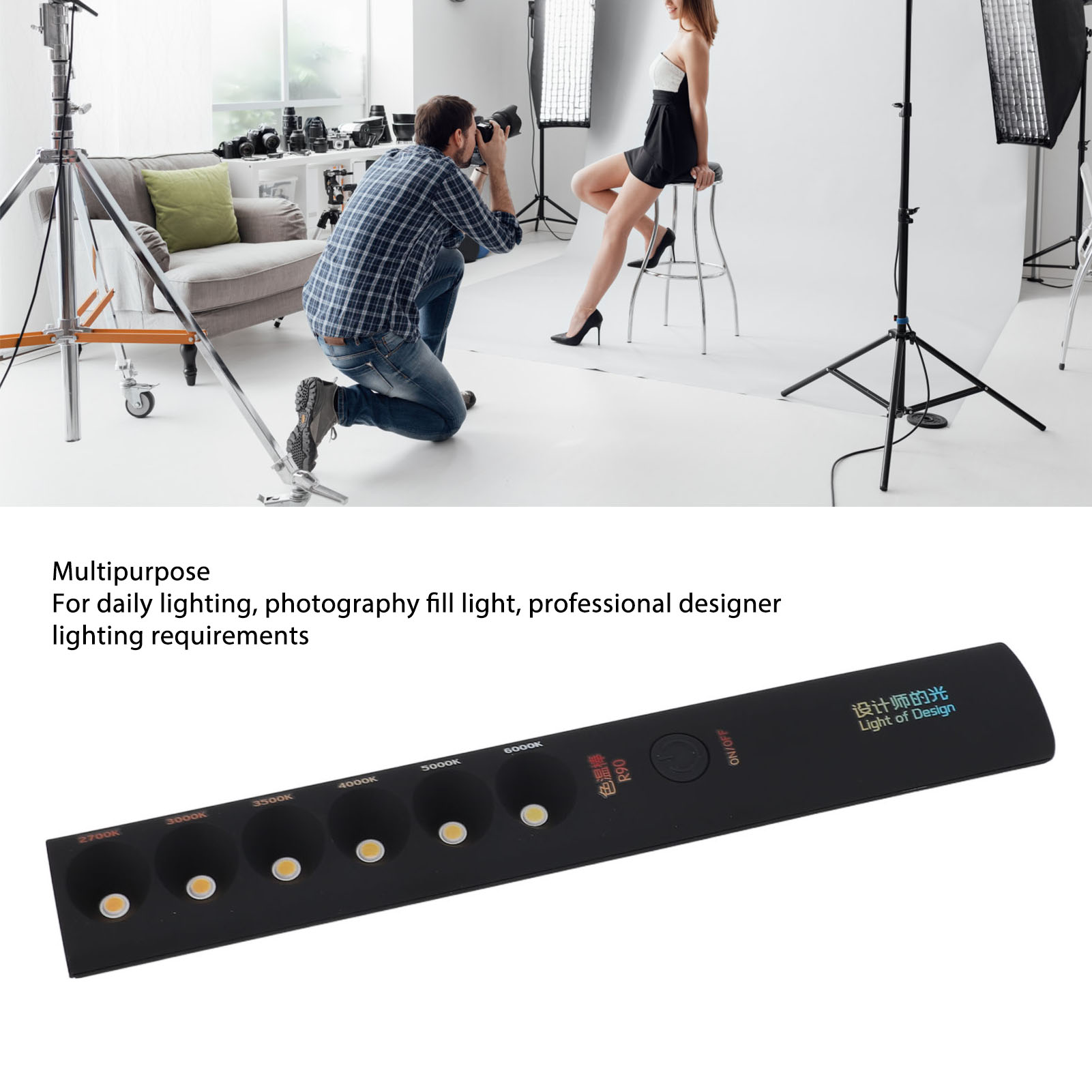 Videoleuchtenstab, tragbare Fa – Photography Videos Bewertung und Preis