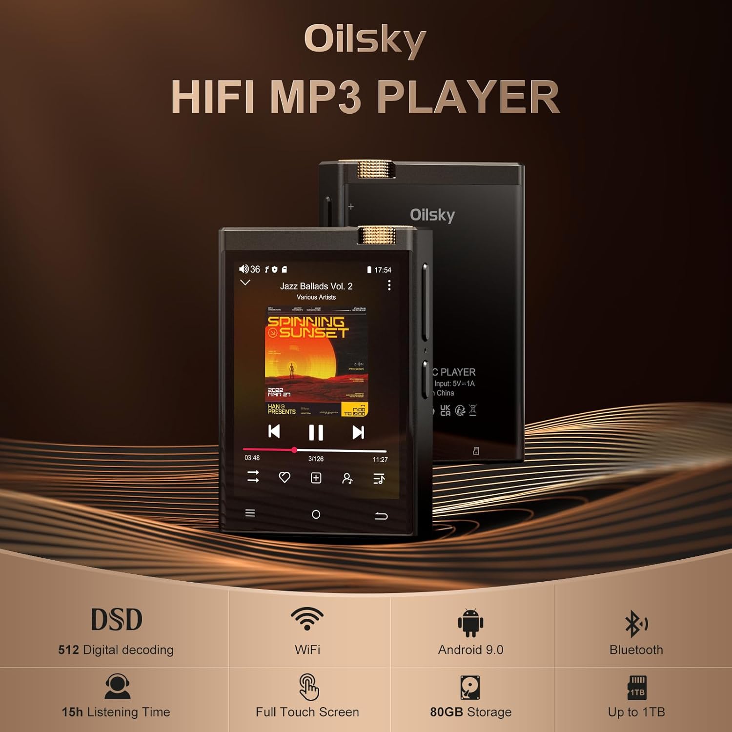 Hi-Fi-MP3-Player mit Bluetooth – Photography History Bewertung und Preis
