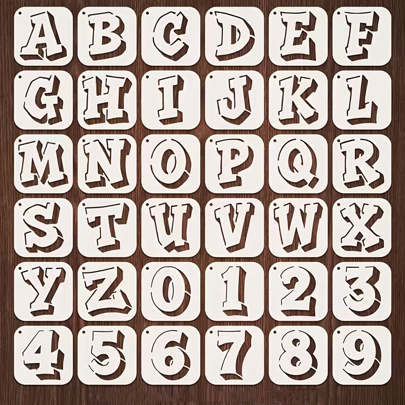 36-teiliges 2,95-Zoll-Buchstab – Photography Font Bewertung und Preis