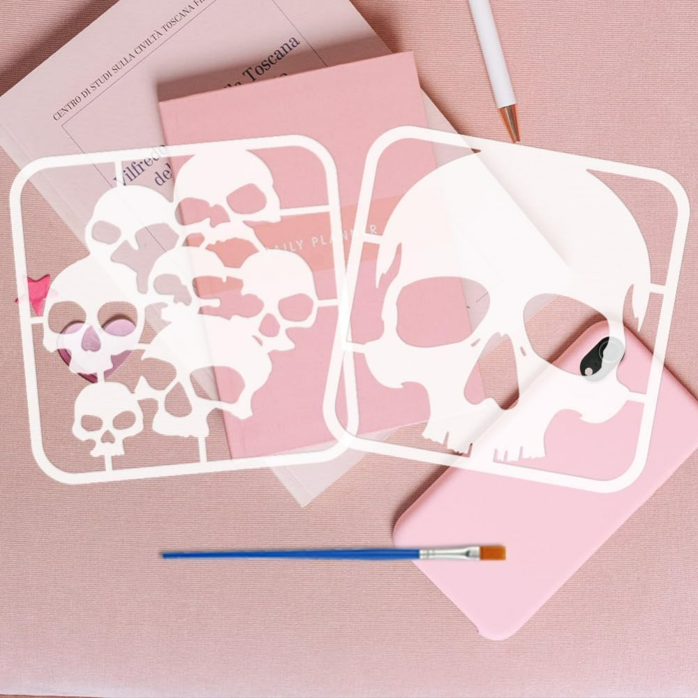 2 Stück Totenkopf-Muster-Schab – Photography Techniques Bewertung und Preis