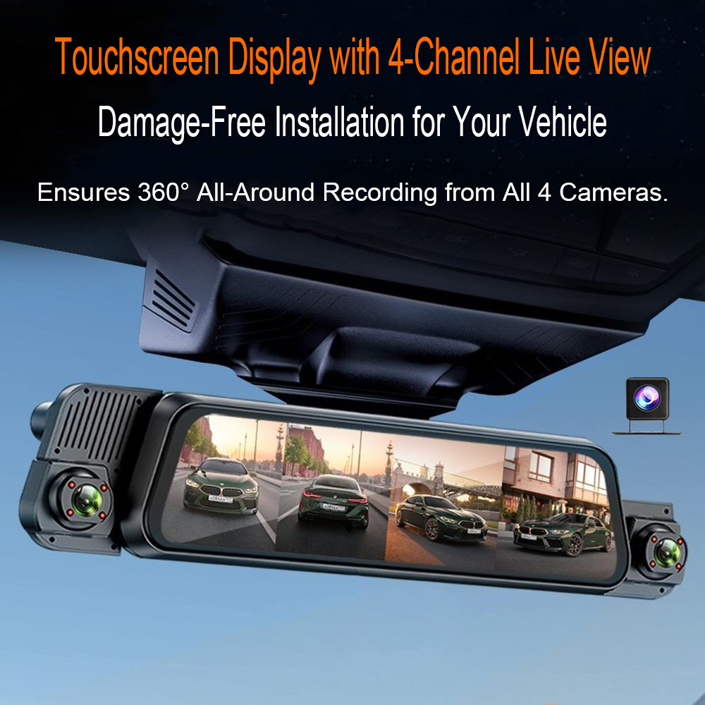 4-Kanal-Streaming-Dashcam mit  – Timelapse Controller Bewertung und Preis